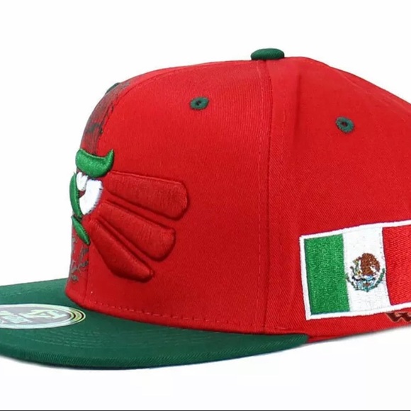 Mexican Hat Snapback Hecho En Mexico Eagle Aguila Flag Flat Bill Baseball Cap - Picture 2 of 6
